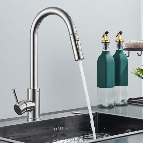 Modern mono kitchen - modern, mixer
