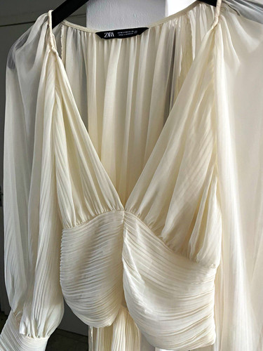 Zara white sheer - zara,