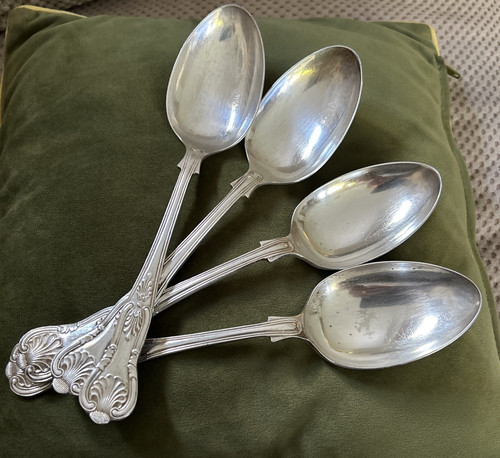 Nice vintage serving spoons - 4,