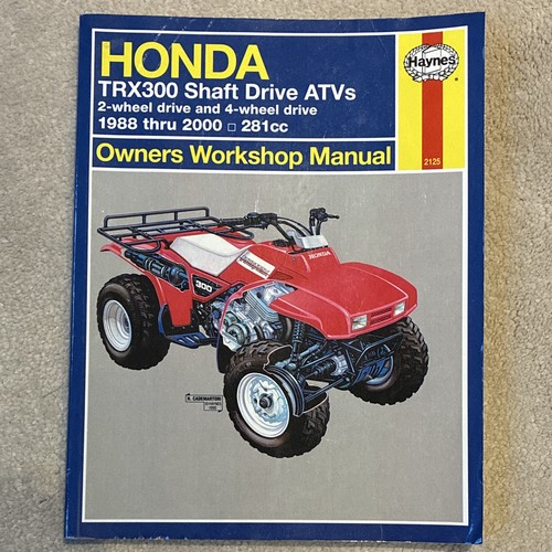 Honda trx300 shaft drive - trx300,