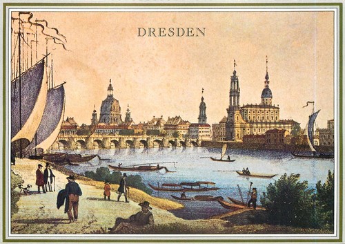 Dresden elbufer - ak,