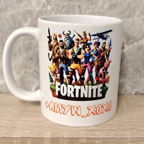 Personalised fortnite mug - personalised,