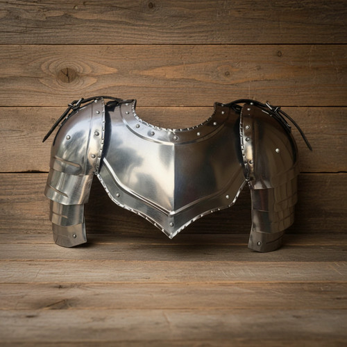 Medieval steel gorget - medieval, and