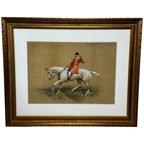 Sporting painting quorn hunt - sporting,