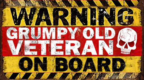 Grumpy old veteran car - grumpy,