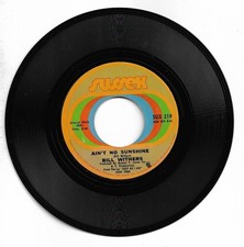 BILL WITHERS - AIN'T NO SUNSHINE / HARLEM - SUSSEX -  VG++. CONDTION.