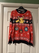 Pokemon Christmas Jumper Size