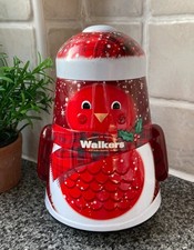 Walkers Shortbread Rockin' Robin Christmas Empty Tin