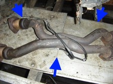 AUDI TT V6 3.2 QUATTRO MK1 FLEXI DOWN EXHAUST PIPES LAMBDA SENSORS 55k miles 