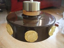 MID CENTURY 1950s 1960s  VINTAGE DANISH LAMP AND SHADE