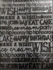 Birthday Cake Celebration embossing Folder embossing folder A6 Deep Impression