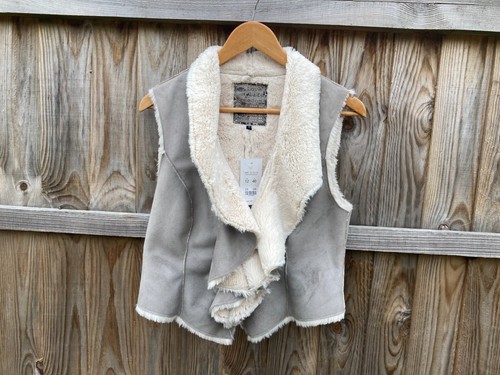 Brand new grey faux sheepskin - new,