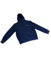 Crosshatch Dark Blue Men’s Hoodie Sweater Jumper Good Used Condition