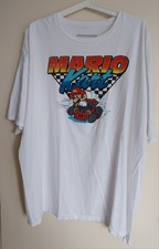 Super Mario MARIO KART  Nintendo,  T-Shirt 100% Cotton, White  size: 3XL,  XXXL