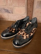 Dune Leopard Print Shoes Size 6