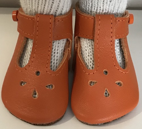 Lisasdolls orange leather - orange,