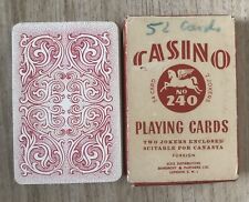 A pack of vintage Casino 240