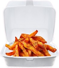 Sweet Potato Fries in Take out