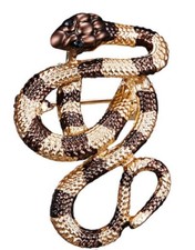 SNAKE BROOCH ANIMAL REPTILE BROACH PYTHON SERPENTS  UK SELLER