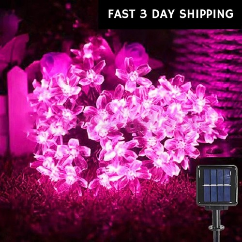 Solar powered flower string - solar,