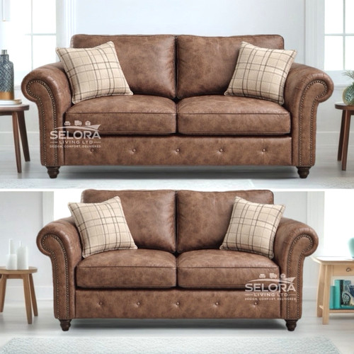 Oakley sofa set faux suede - oakley,
