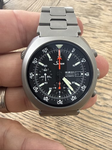 Sinn 140 space chrono black - chrono,
