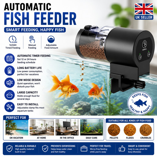 Automatic fish feeder smart - automatic,