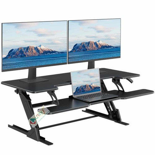Bontec standing desk converter - desk,