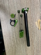 Mixed Set Seatpost Skewers Seat Clamp Etc Vintage Retro Bike Parts