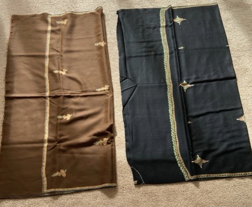 Two brand new woollen kashmiri - new,