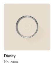 FARROW & BALL PAINT  SAMPLE 10ML - DIMITY # 2008 ESTATE EMULSION 