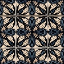 20x Art Deco Peel and Stick Tiles Vinyl Sticker Bathroom Kitchen Self Adhesive