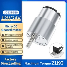 High Torque Gear Reducer Motor 6V/12V/24V 7RPM~960RPM Speed Adjustable Reverse