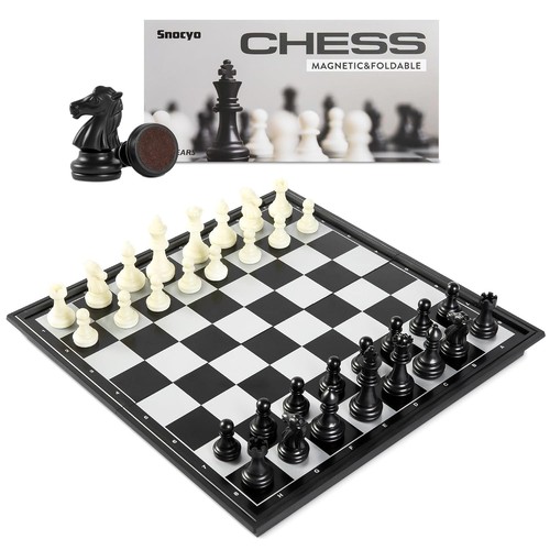 Chess set magnetic - chess, folding