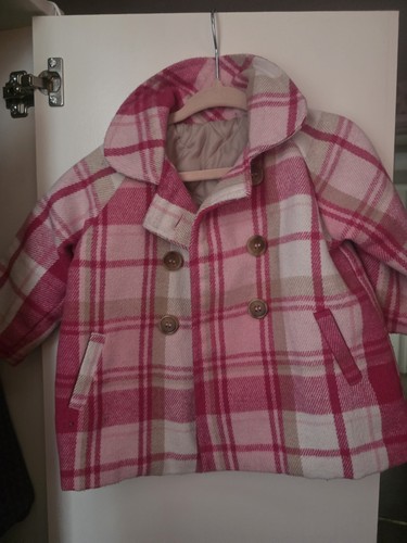 Baby girls pink cheque - , jacket
