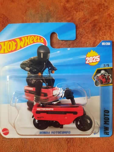 Hot wheels honda motocompo - honda,