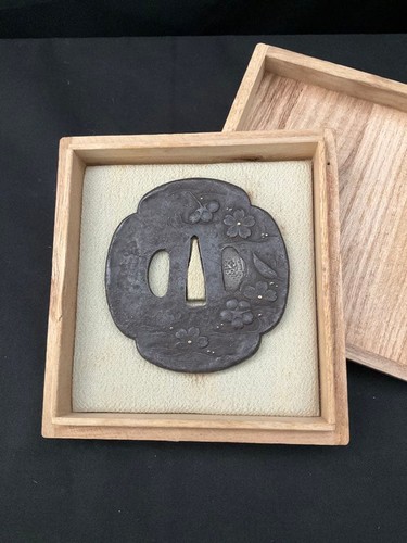 Japanese sword tsuba iron - japanese,