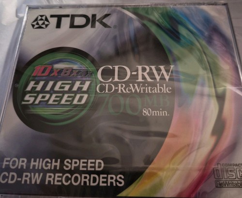 Tdk rewritable 700mb - cd-rw, cd-