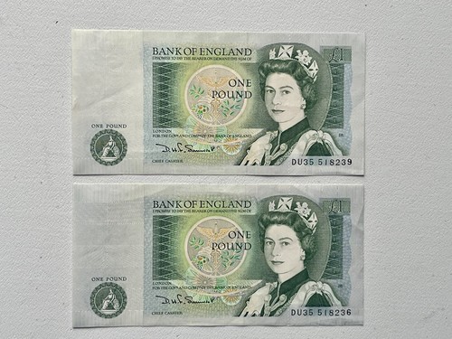 One pound note 1 bank - note, £1