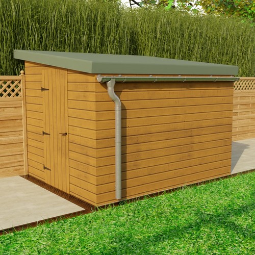 Galeco steel gutter - gutter, shed