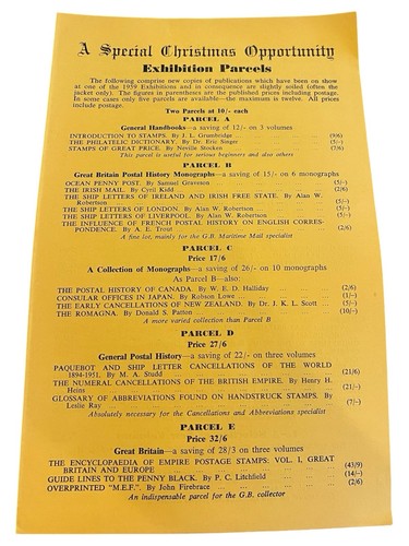 Rare 1959 robson lowe london - 1959,