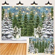 8x6ft Winter Forest Backdrop