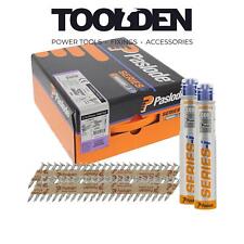 Paslode 141185 3.4 x 35mm Electro Galvanised Twisted Nail Fuel Pack for PPNXi & 