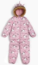Unicorn Hooded Snowsuit Warm
