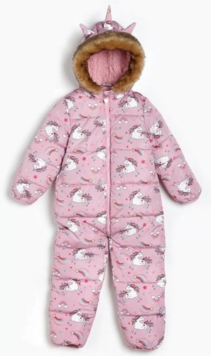 Unicorn hooded snowsuit - unicorn, warm