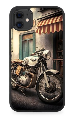 Biker rubber phone case - biker,