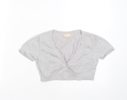 Cherokee girls silver neck - cherokee, v-neck