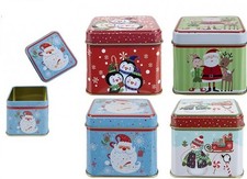 Set of 4 Small Metal Square