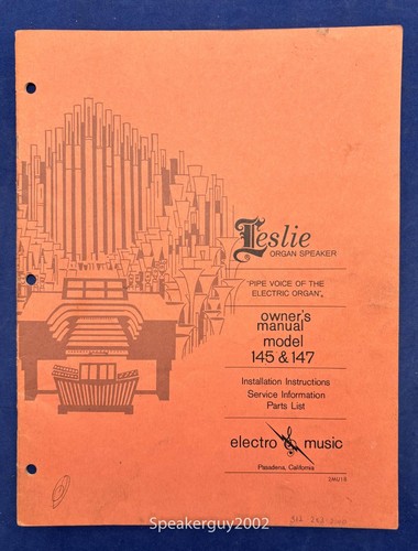 Original leslie speaker - leslie, model