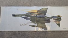 Large Aviation Art Poster McDonnell Douglas F-4G Keith Fretwell 1987